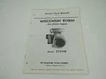 Wisconsin Robin EY44W Engine Service Parts Manual. Fixed Price $15.99.