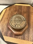 Vintage Worthington-gamon Brass Water Meter Cover Trinket Box Industrial. Fixed Price $35.00.