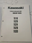 Kawasaki Engine Service Manual Book TG18 TG20 TG24 TG28 TG33. Fixed Price $25.00.