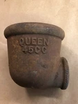 Vintage Cast Iron Queen 45GG Well Water Conductor Diverter Cup Windmill Pump. Fixed Price $24.99.