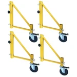 Pro-series 16-INCH Scaffolding Outriggers Heavy Duty Steel With Casters 4 Pack. Fixed Price $207.27.