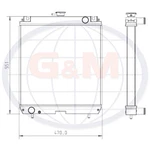 Radiator For Mitsubishi Sdmo Generator 33KVA S4S / 12246. Fixed Price $820.26.