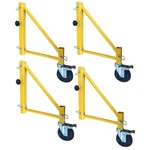 Pro-series Gsorwcs 18 Inch Scaffolding Outriggers With Casters 4 Piece Set. Fixed Price $153.72.
