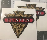 Clinton Engine Decal Early Style Knapped Arrowhead 3" Set 2. Fixed Price $15.90.