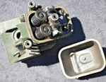 Cylinder Head Valves Military Gas Engine Teledyne 6HP 4A032-4 Steam Punk Ip. Fixed Price $42.95.