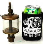 Michigan Lubricator Co # X12A3 Brass Oiler Hit Miss Engine Antique Steam 3/8". Fixed Price $68.99.