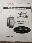 Fairbanks-morse Induction Motor Operator Service Manual Parts List Qzae Cu 1956. Fixed Price $91.01.