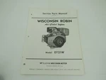 Wisconsin Robin EY21W Engine Service Parts Manual. Fixed Price $15.99.
