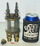 Double 2 Feed Lavigne No 4 Cylinder Oiler Brass Old Hit Miss Engine. Fixed Price $249.99.