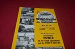 Wisconsin Abn Akn Aen Afh Agh Ahh Te Tfd VE4 VF4 Engine Dealer Brochure Cdil. Fixed Price $19.99.