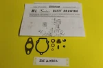 Clinton Utility Engine 700 Carburetor Tillotson ML7A ML7B Minor Kit. Fixed Price $42.95.