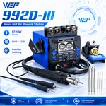 Wep 992D-III Digtial Soldering Station Kit Precision Hot Air Gun Rework. Fixed Price $36.99.