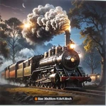 Night Steam Engine Train Diamond Painting Kits For Adults, 5D X11.81". Fixed Price $17.95.