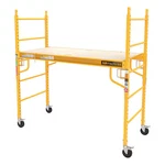 Metaltech I-cisc Scaffold Tower, Steel, Adjustable Platform Height. Fixed Price $413.99.