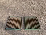 Side Engine Covers For John Deere Tractor, 11 X Unsure Of Model. Fixed Price $175.00.
