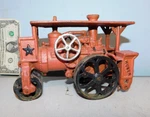 Huber Steam Road Roller Cast Iron Construction Toy Traction Engine Fa. Fixed Price $79.95.