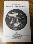 Ultimotor Engine Models U-100, U-1R6. Uebelhoer Bros. Instruction Manual. Fixed Price $13.00.