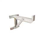 21.75 In. X 10 16.75 Aluminum Adjustable 2-RUNG Ladder Jacks For Scaff. Fixed Price $76.70.