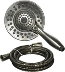 Delta RP62088SS IN2ITION 2-IN-1 Head Hand Shower, Stainless. Fixed Price $195.00.