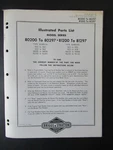 Briggs & Stratton Model 80200 - 80297 81200 Engine Parts List Catalog Manual. Fixed Price $16.99.