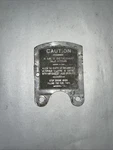 Maytag Single Cylinder Engine Model 92 Original Caution Plate Kill. Fixed Price $12.74.