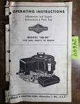 Briggs & Stratton 6B-HS Type Numbers 900010-900059 Engine Operator Parts Manual. Fixed Price $20.00.