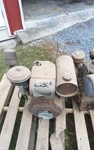 Wisconsin Aeh Gasoline Engine Antique Barn Fine Vintage Hand Clutch. Fixed Price $550.00.