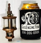Michigan Lubricator Co #483S Brass Cylinder Oiler Hit Miss Gas Antique Steampunk. Fixed Price $62.99.