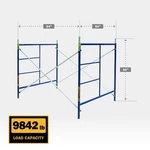 Metaltech Saferstack 1 Story Scaffold Frame Set 5X7X5FT Galvanized Braces. Fixed Price $298.50.