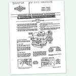 Briggs And Stratton 3HP Engine 80900 80996 Operating Manual Operators Points. Fixed Price $11.97.