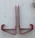 Qual-craft 2502 Fixed Roof Bracket, 6" Steel 90 Degree Set 1 Pair New. Fixed Price $25.49.
