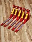(5PC Lot) Roof Brackets 10" Fixed Angle 45-DEG Qual-craft #2501-MADE In Usa-new. Fixed Price $37.00.