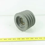 4-7/8" Od X 3-1/4" Wide Groove V-belt Pulley 7-1/8" Bore. Fixed Price $54.21.