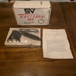 Vintage Sv Torchlamp Kit W/ Handle, Glasses, Hook, Heavy Duty New Old. Fixed Price $39.50.