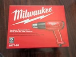 New Milwaukee 8977-20 Variable Temperature Heat Gun With Dial Control. Fixed Price $110.00.