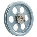 Cast Iron 8.25" Dual Groove Pulley Belt Section 4L With 1" Sheave Bushing. Fixed Price $89.95.
