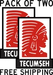 Two Pack Tecumseh Engine Lawnmower Chainsaw Decal Sticker Car Truck Free Ship. Fixed Price $28.99.