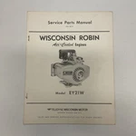 Wisconsin Robin Service Parts Manual Model EY21W. Fixed Price $18.00.