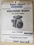 One Wisconsin Robin Air-cooled Engines, Model EY44W, Repair Manual MM-345. Fixed Price $15.56.