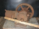 Vaughan 4HP Hit & Miss Stationary Engine Model For Logging Drag Saw Antique. Fixed Price $400.00.