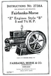Fairbanks Morse Z Engine Motor & 7.5HP Book Manual Hit Miss Spark Plug 2738A. Fixed Price $15.28.