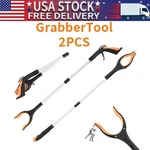 2PCS Heavy Grabber Tool Industrial Pick Up Stick Hand Grip Trash Reacher. Fixed Price $13.99.