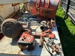 Wisconsin Engine Parts Lot Used Antique, Came Off Huge Old Rototiller. Fixed Price $130.00.