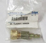 Drager Safety Hansen Brass Quick Disconnect Coupling Nios Airline Respirator. Fixed Price $18.99.
