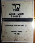 Wisconsin Aenl Aens Engine Operator's Instruction & Parts Manual MM-283G. Fixed Price $20.49.