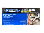 Werner Jack 2-RUNG For Ladders And Scaffolding AC10-14-02S, Aluminum. Fixed Price $79.99.