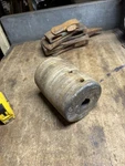 Antique Tractor Hit & Miss Gas Steam Engine Flat Belt Pulley Wheel Wood Parts. Fixed Price $99.99.