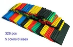 Summitlink Pack Of 328 Pcs Assorted Heat Shrink Tube 5 Colors Sizes Tubing. Fixed Price $10.29.