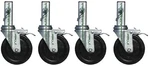 Cbm Scaffold 5" Caster W/ Square Stem And Locking Pin - Set Of 4. Fixed Price $79.99.