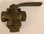 Lunkenheimer 1571 1/2" Valve Brass Tone. Fixed Price $45.00.